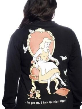 Cakeworthy Disney Cinderella Slipper Crewneck - BoxLunch Exclusive